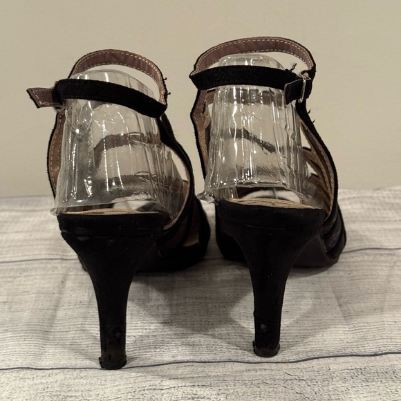 Rialto Robby Strappy black suede Dress Sandals/size 6 - Picture 8 of 13
